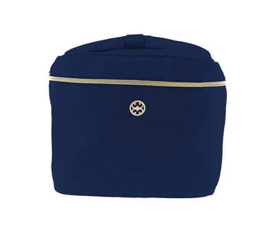 Accessories By Mary Square - Ultra Glam Bag - Navy Floral Foulard