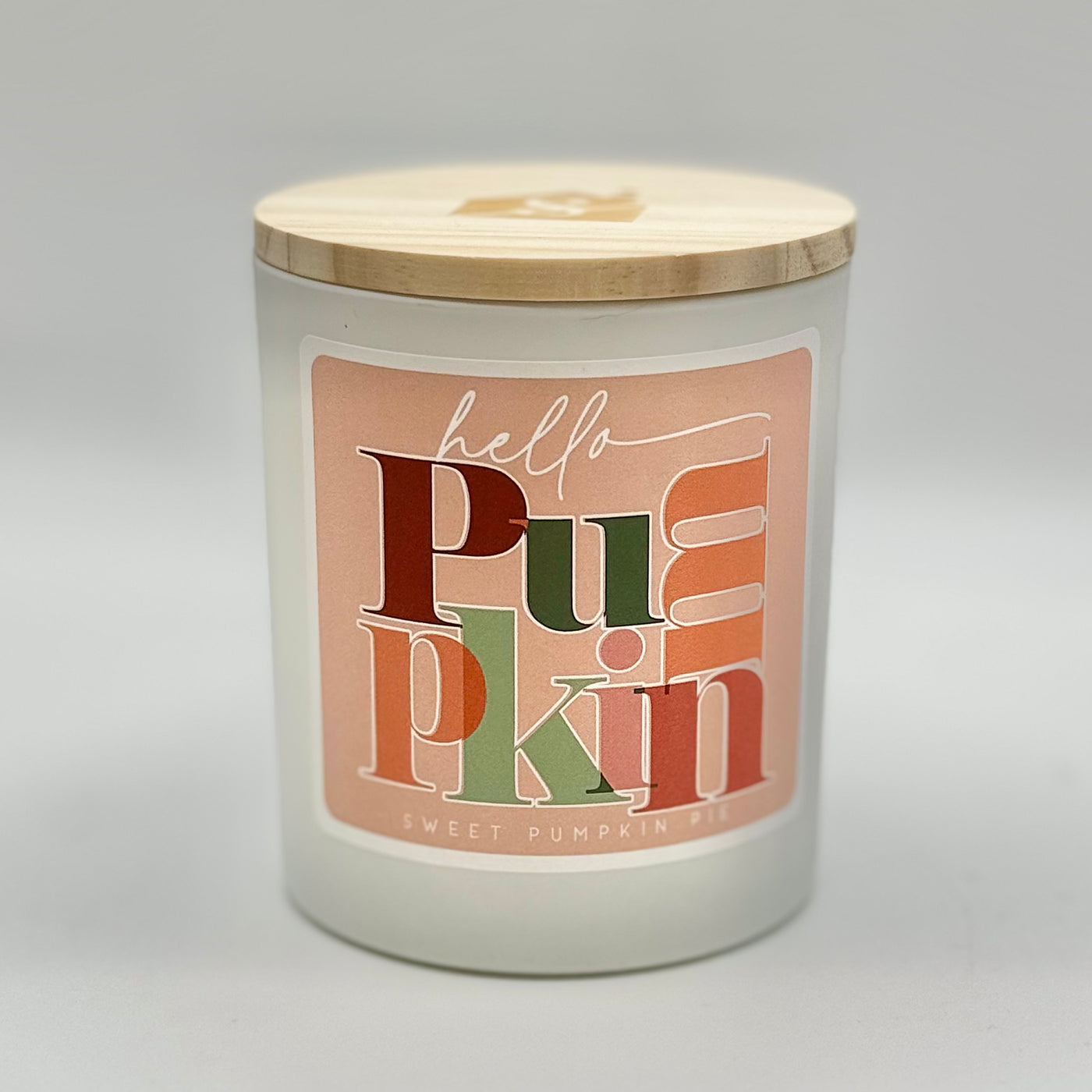 Fall Decor By Sincere Surroundings - Candle - Hello Pumpkin Overlap - Sweet Pumpkin Pie
