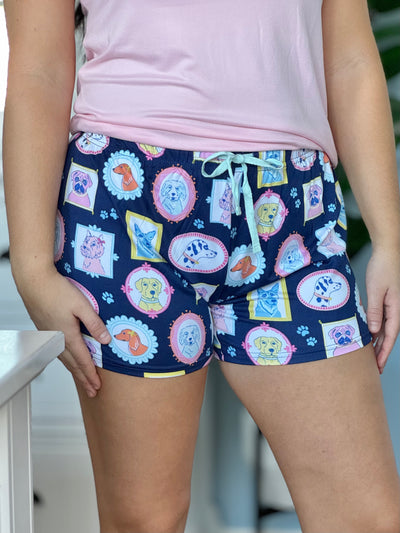The Royal Standard Sleepwear - Royal Pups Sleep Shorts