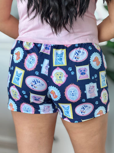 The Royal Standard Sleepwear - Royal Pups Sleep Shorts