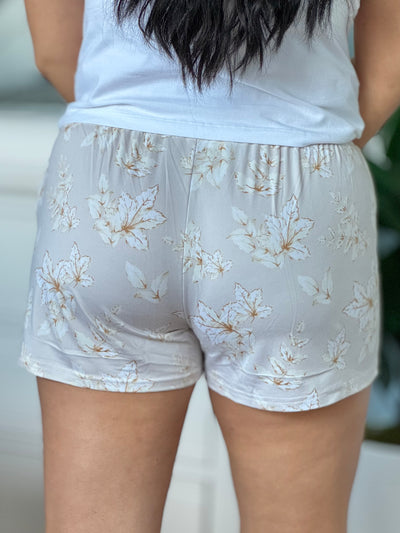 Let's Fall Asleep Loungewear By The Royal Standard - Harvest Toile Shorts