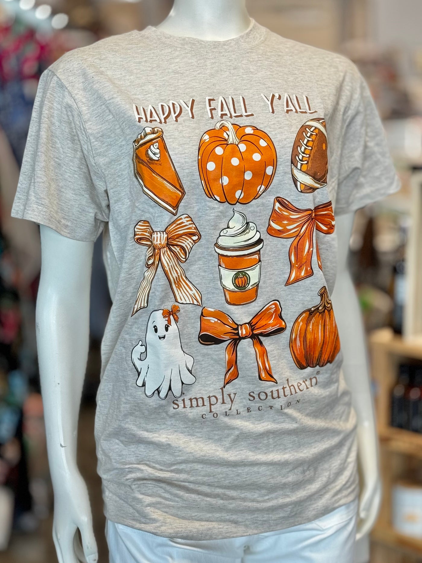 Ghost Graphic Tee By Simply Southern