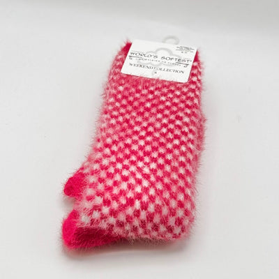 World's Softest Sock Weekend Collection - Red Check