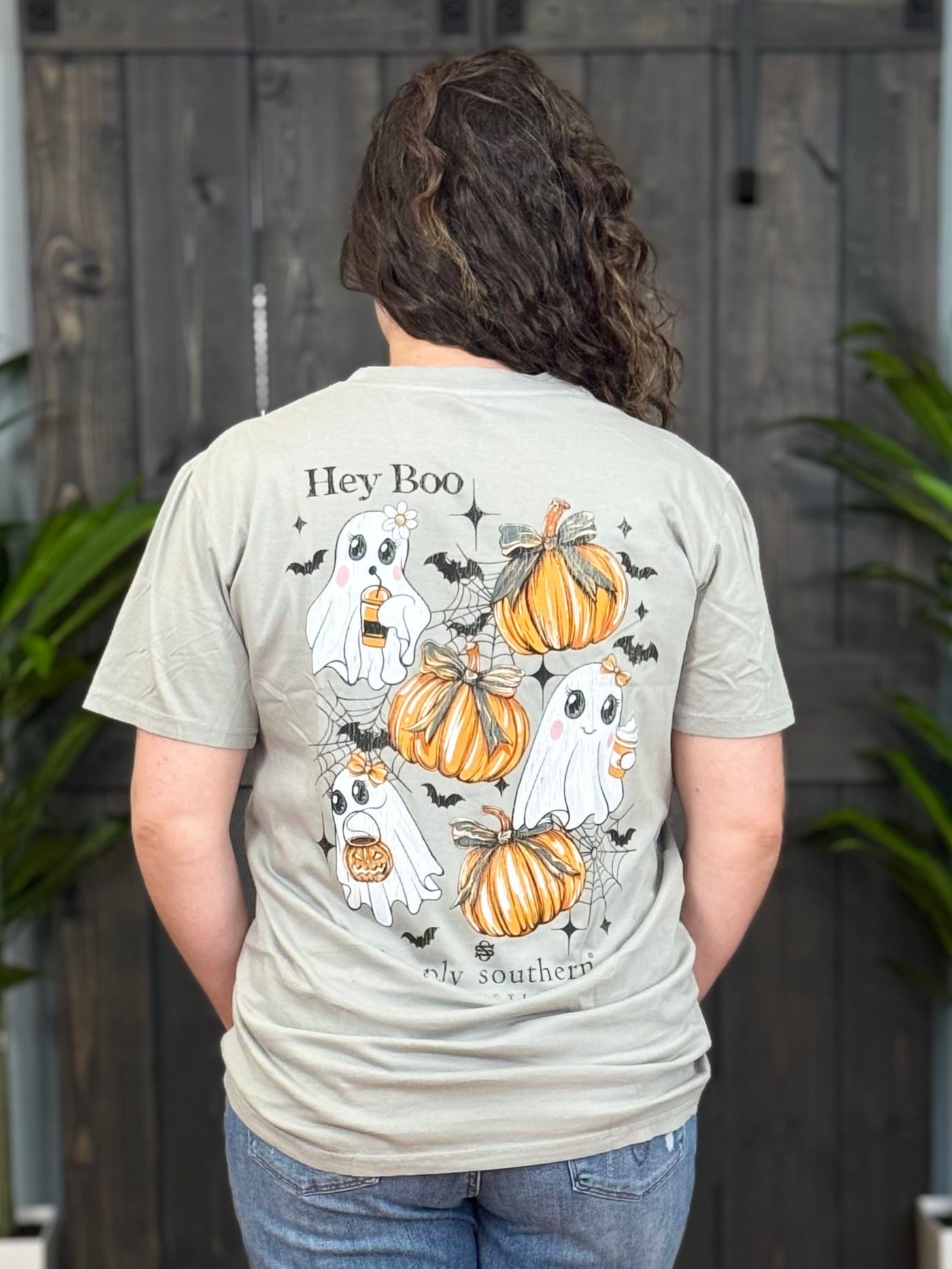 Hey Boo Graphic Tee By Simply Southern