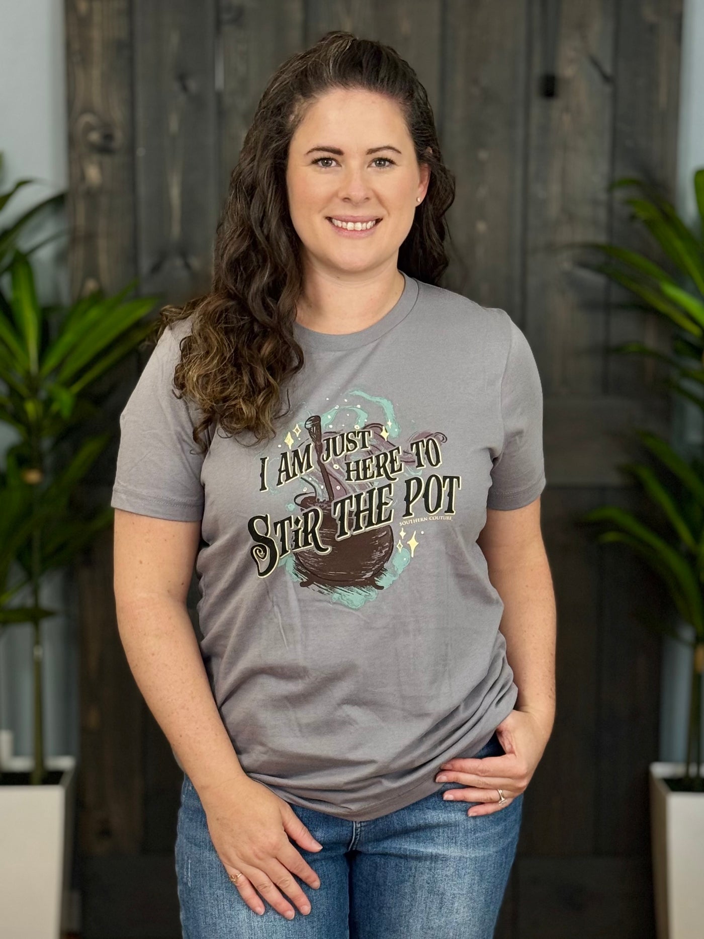 I'm Just Here To Stir The Pot Graphic Tee