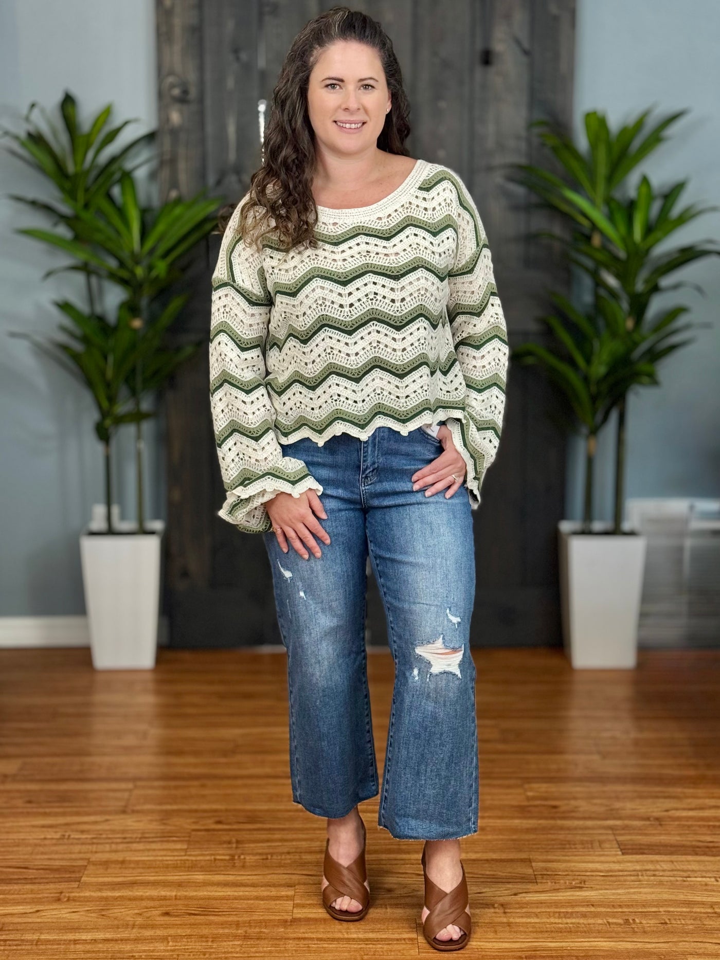 Backyard Barbecue Cropped Jeans By Judy Blue