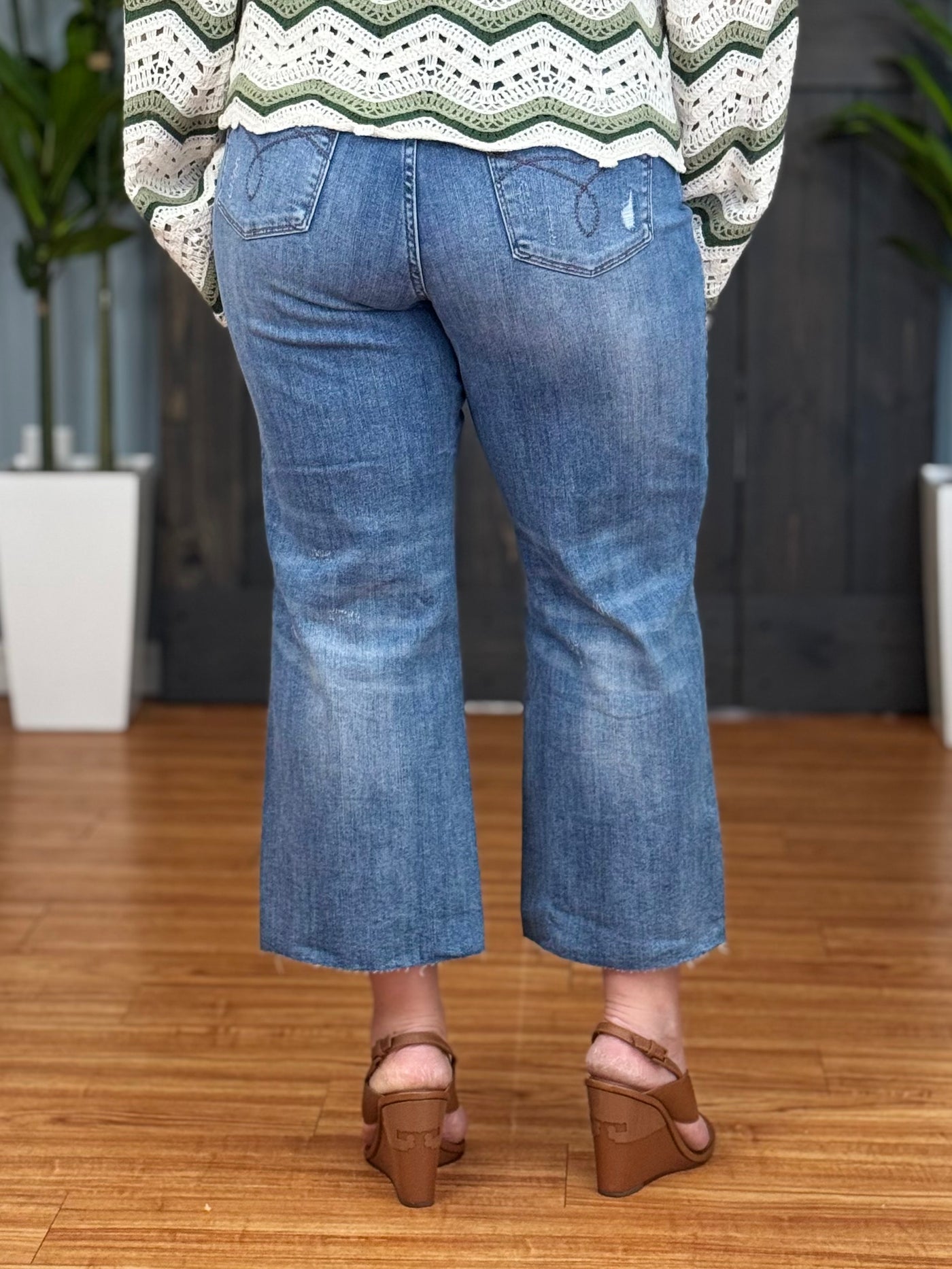 Backyard Barbecue Cropped Jeans By Judy Blue