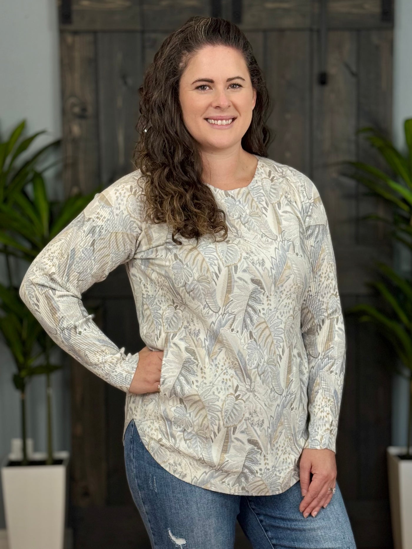 The Clayton Sweater By Charlie B - Foliage
