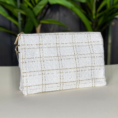 The Izzy Bag - Plaid - Cream+Yellow