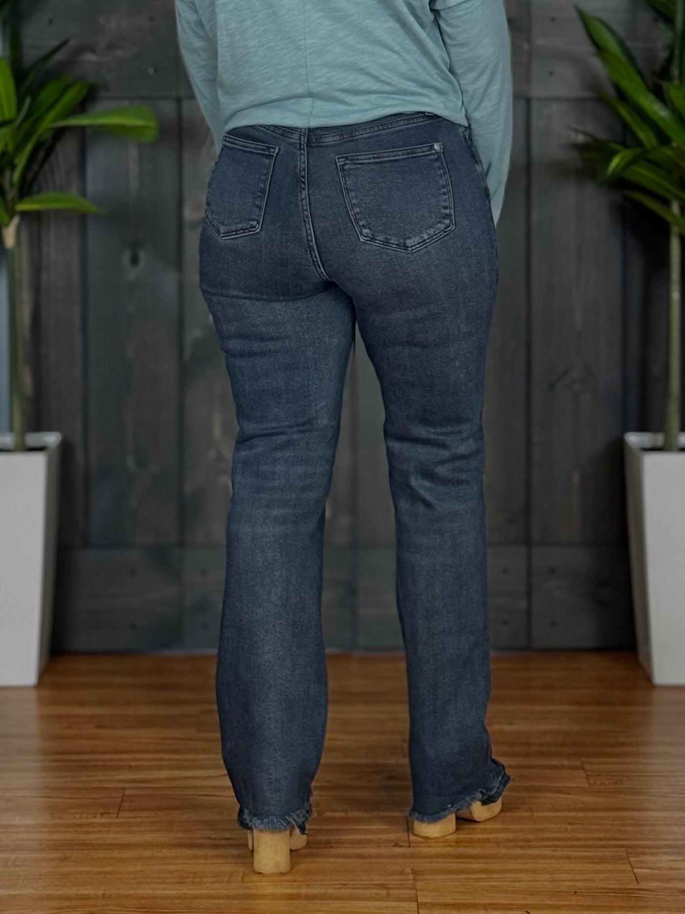 Below The Radar Straight Fit Jeans By Judy Blue
