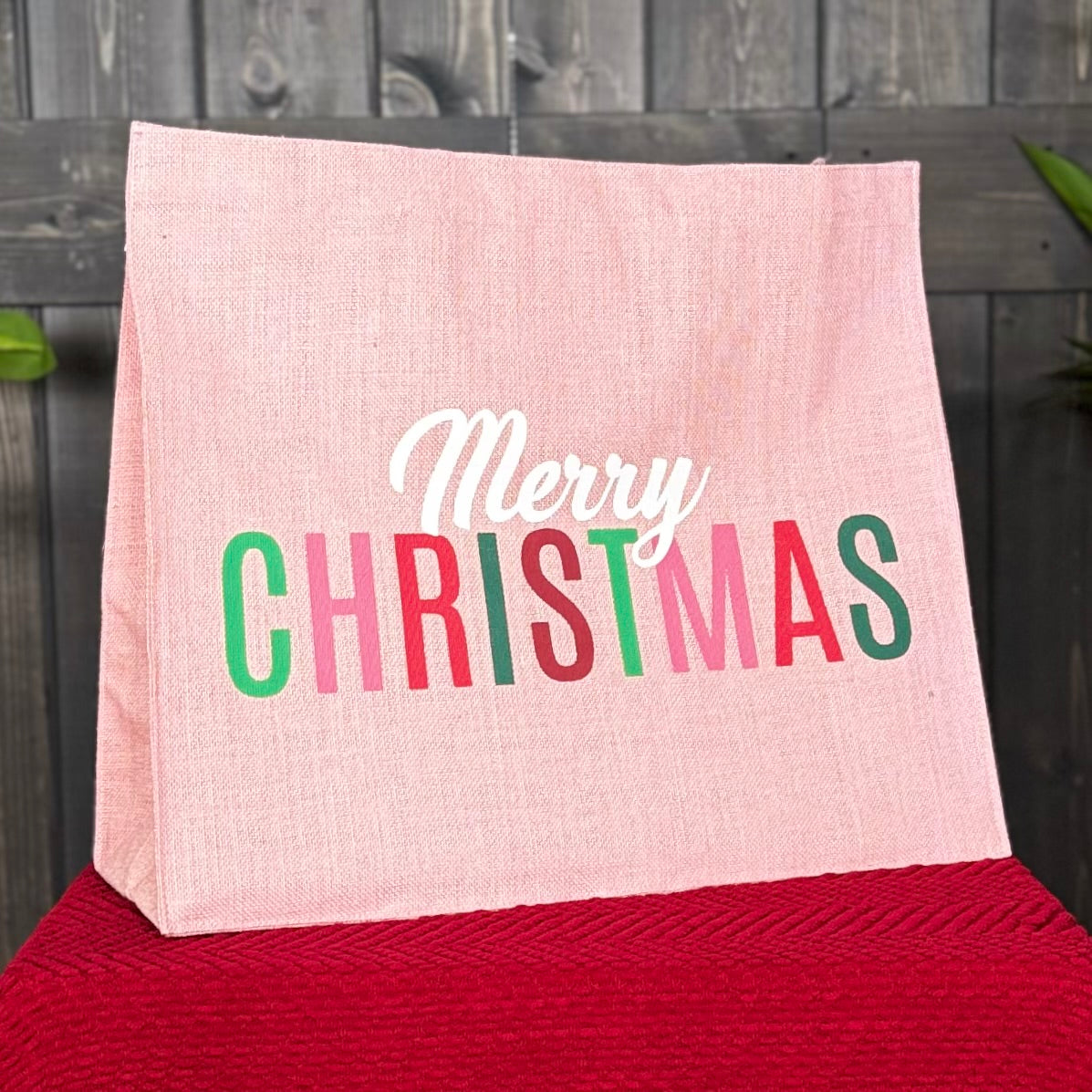 Holiday Gifts From The Royal Standard - Carryall Tote / Merry Christmas Candy (22"x19"x8")