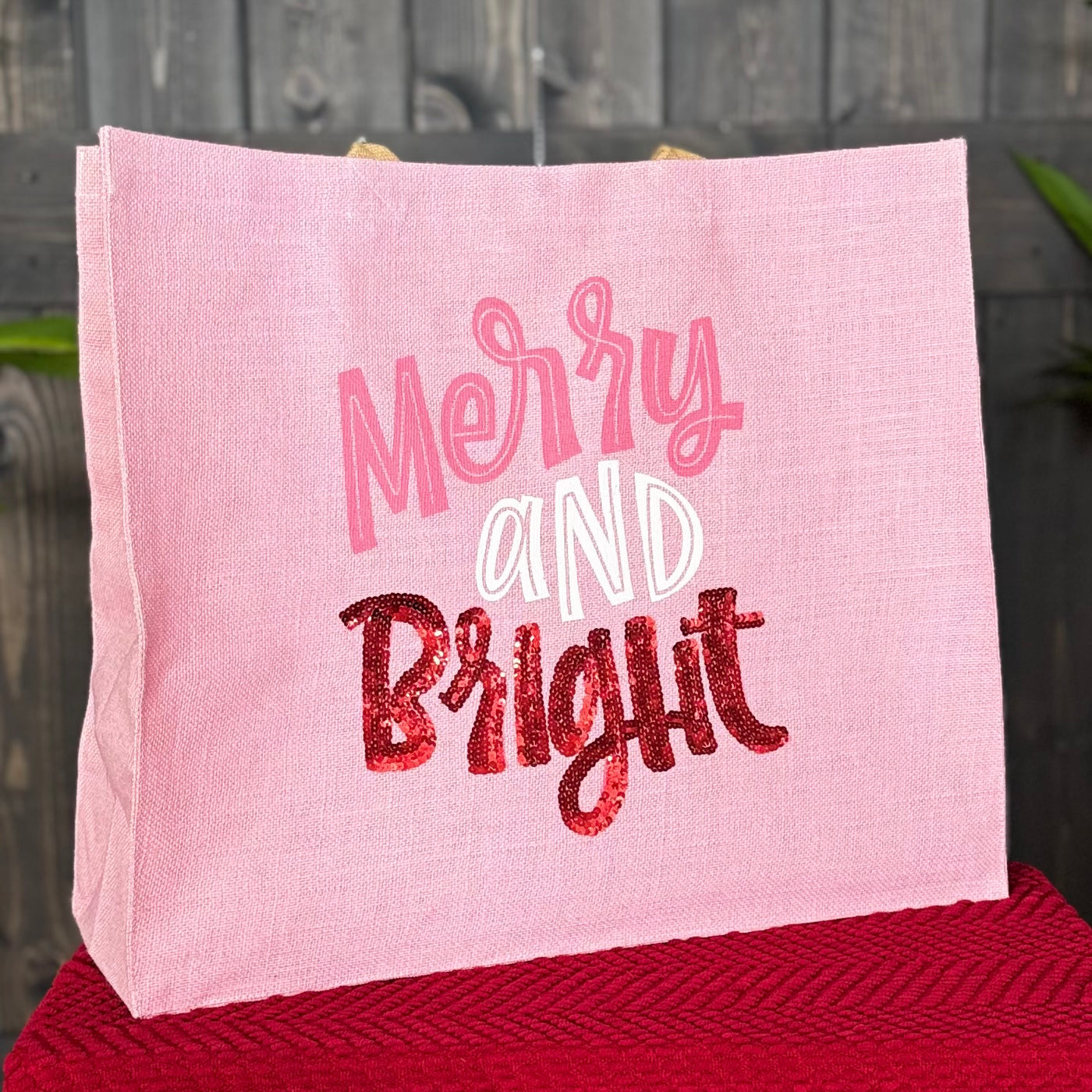 Holiday Gifts From The Royal Standard - Carryall Tote / Merry & Bright (22"x19"x8")
