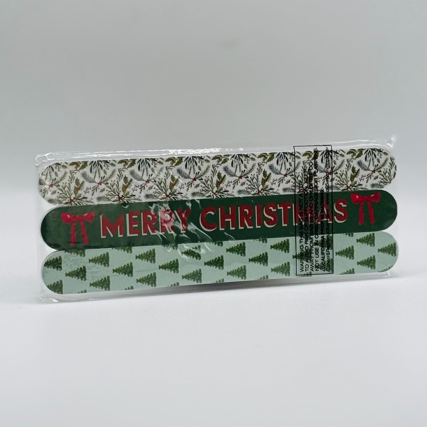 Holiday Gifts From The Royal Standard - Nail Files / Holly Jolly Christmas