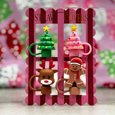 Quenchin' Your Thirst Tumblers and Accessories - Holiday Straw Cover - Tree