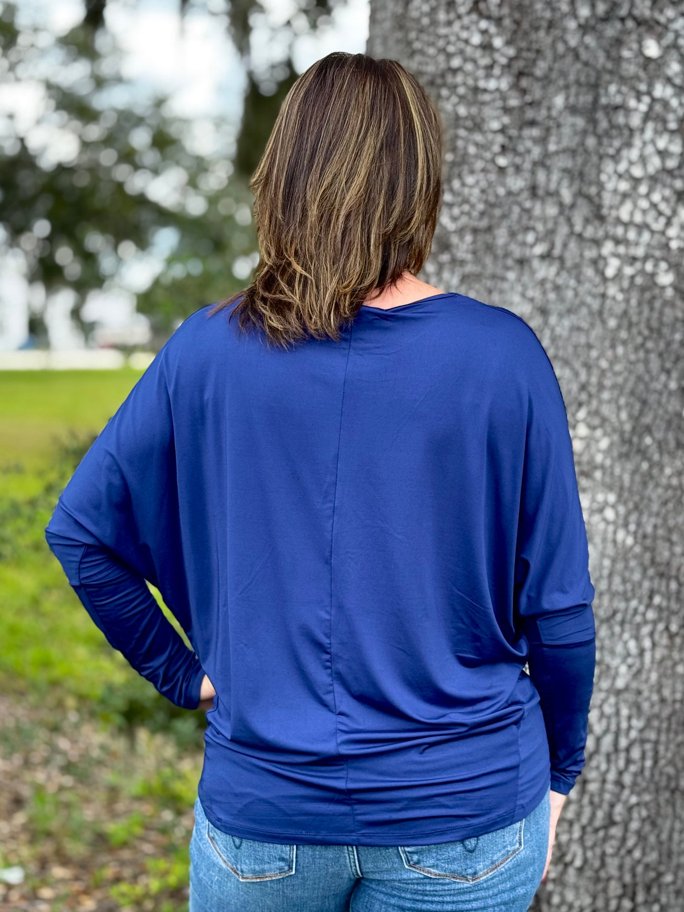 The Carolyn Top - Navy