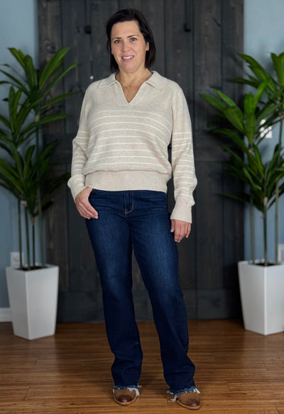 Straight To The Point Straight Leg Jeans By Judy Blue
