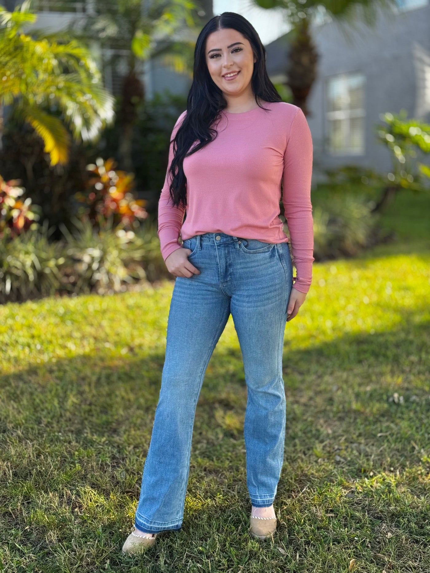 Howdy Slim Bootcut Jeans By Judy Blue