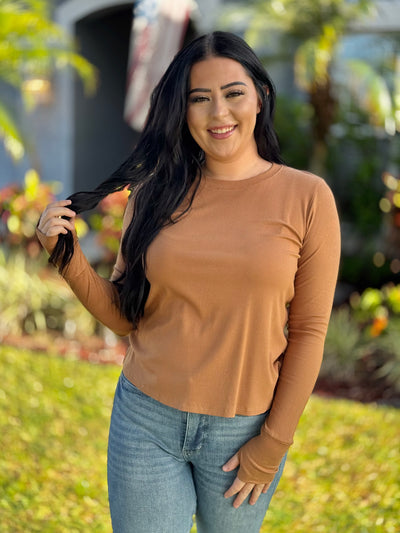 The Rhonda Top - Mocha