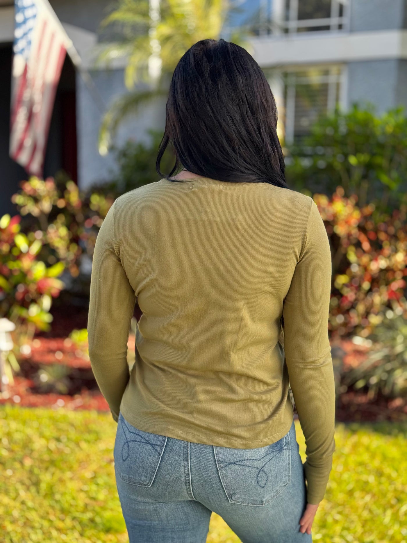 The Rhonda Top - Olive