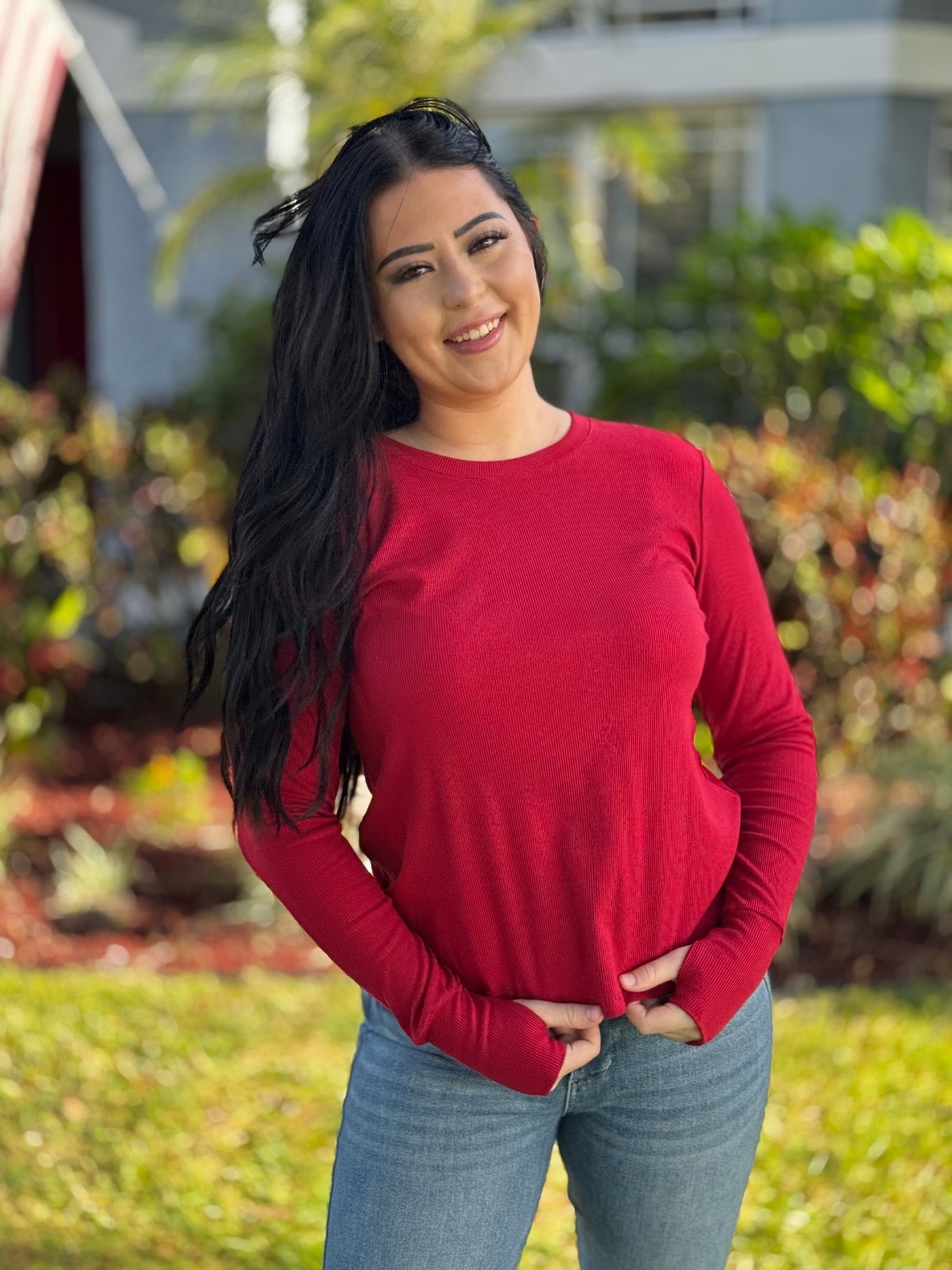 The Rhonda Top - Red