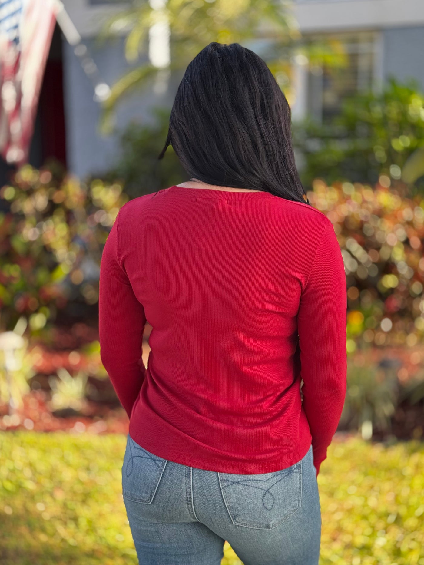 The Rhonda Top - Red