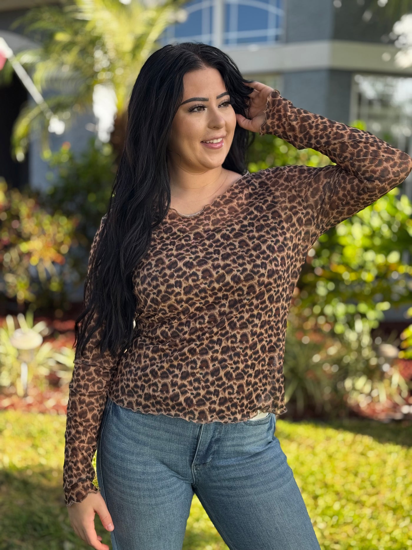 The Layered Leopard Top