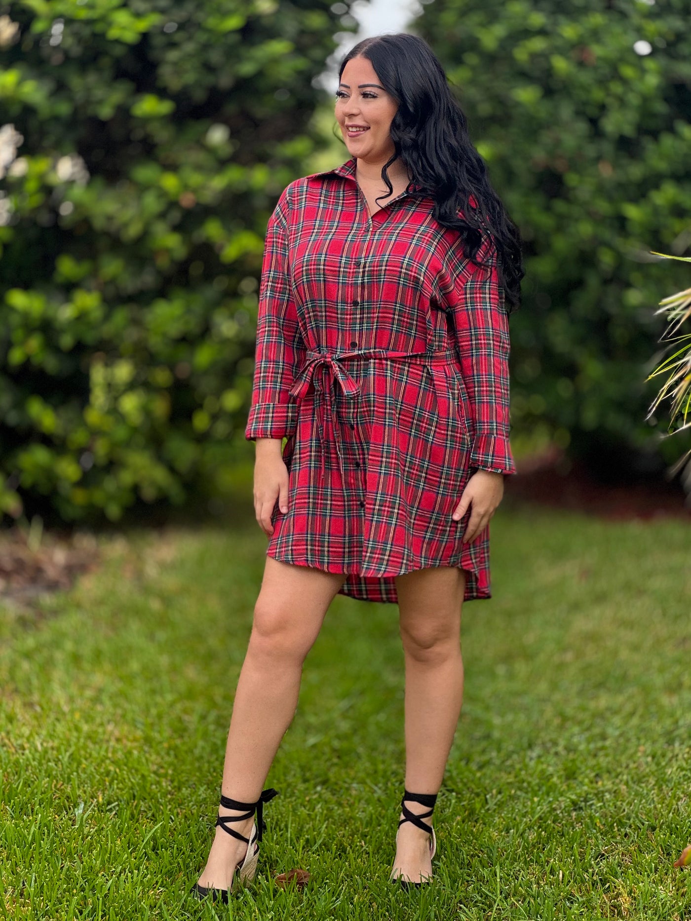 Perfection In Plaid Dress - Red Flannel