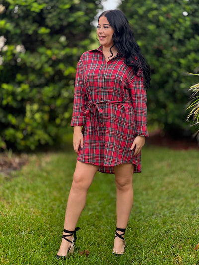 Perfection In Plaid Dress - Red Flannel