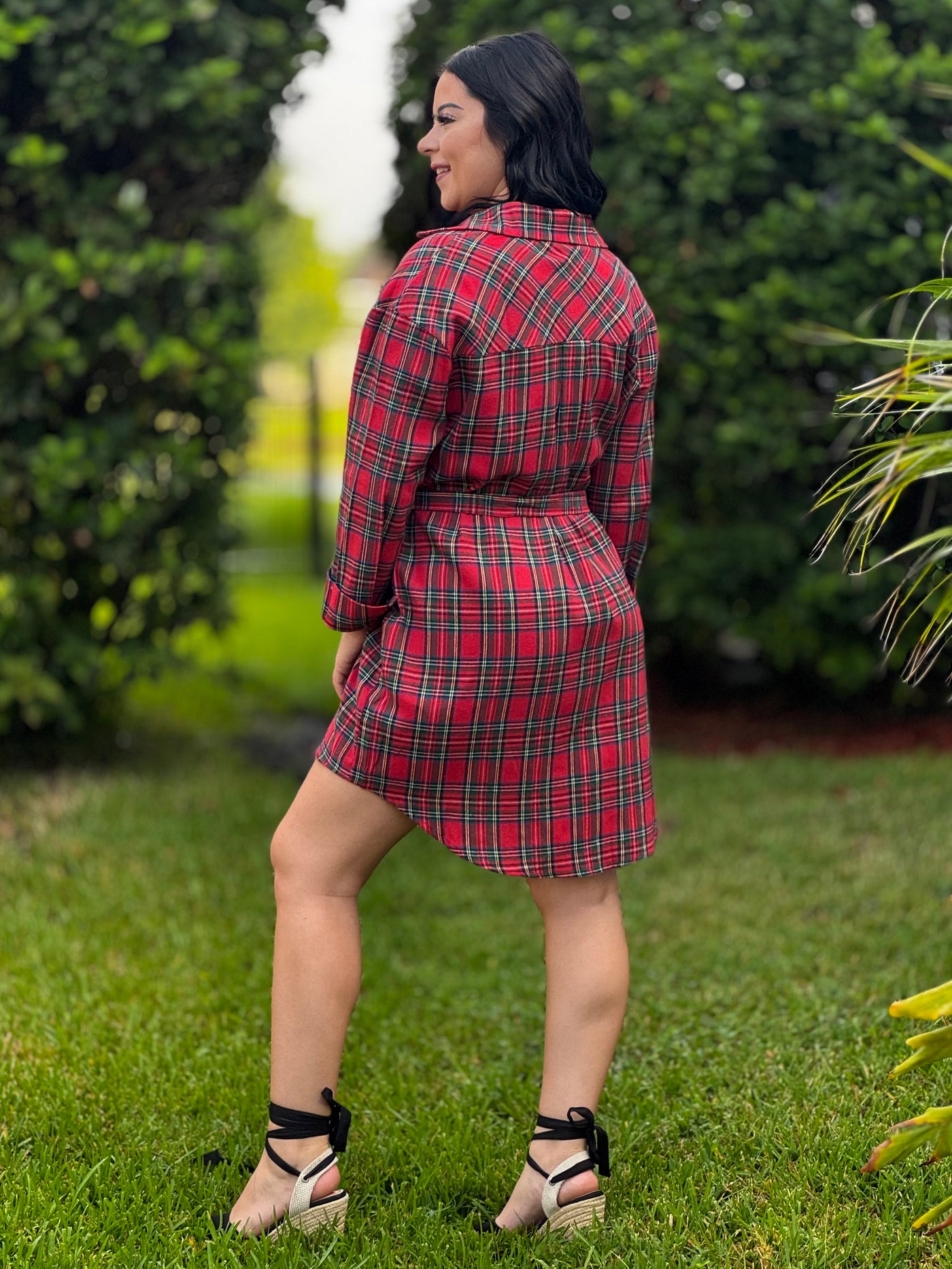 Perfection In Plaid Dress - Red Flannel