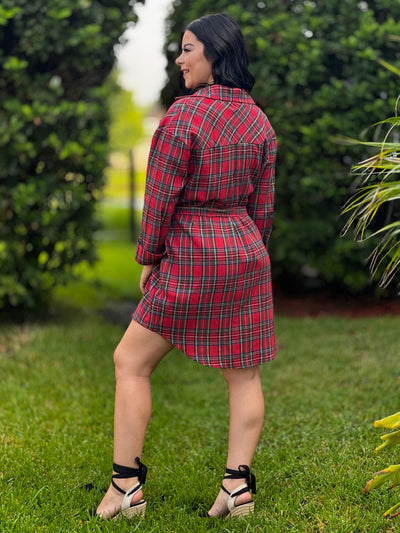 Perfection In Plaid Dress - Red Flannel