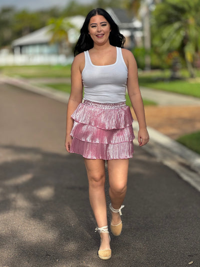 Shine Bright Skirt - Pink