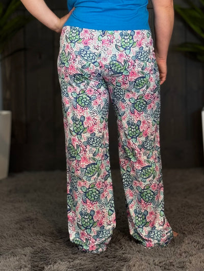 Loungewear By Southern Couture - Turtle Pants