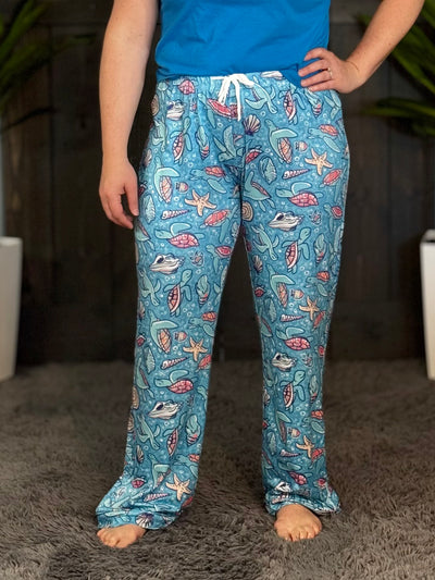 Loungewear By Southern Couture - Shell Yeah Pants