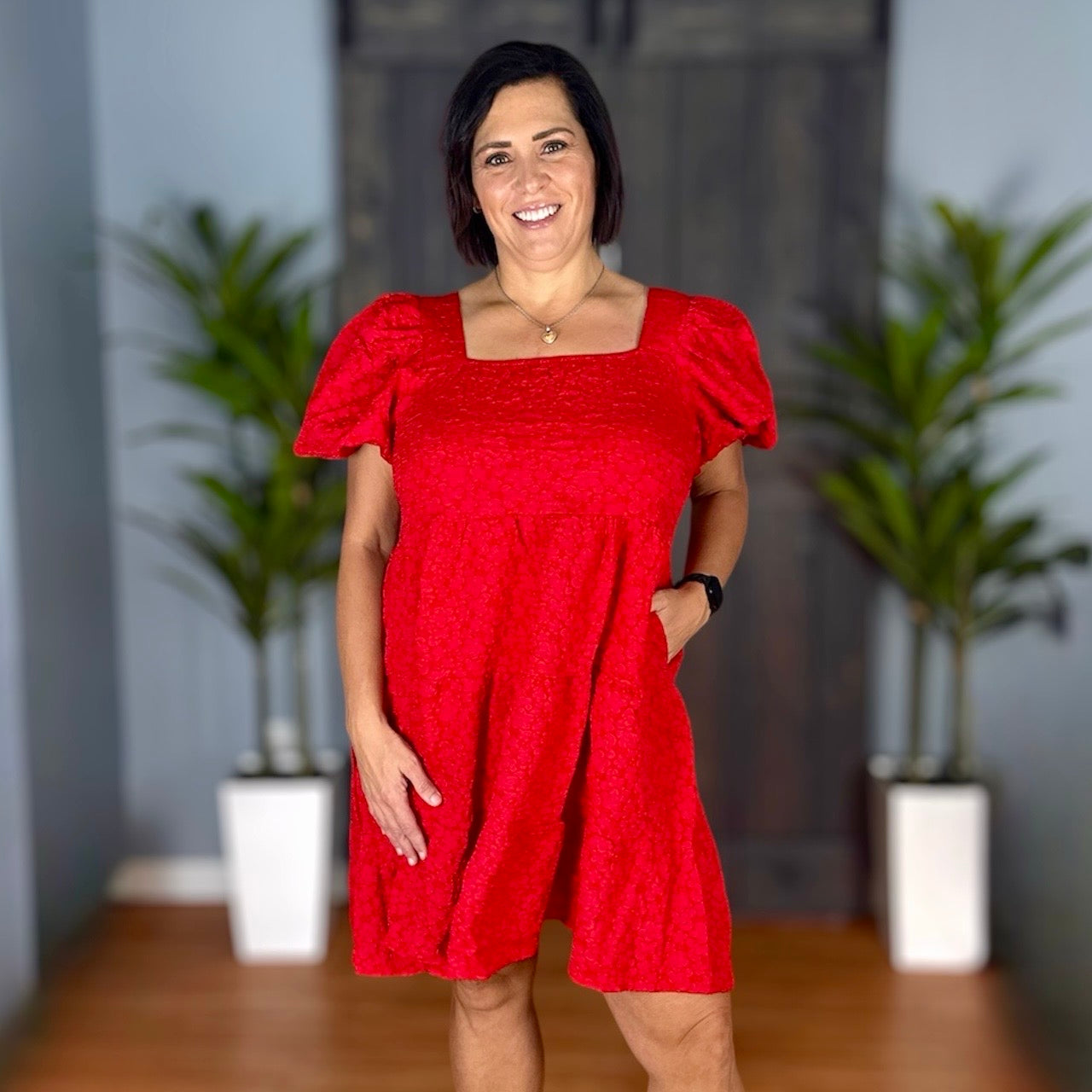 Red-Y To Party Dress