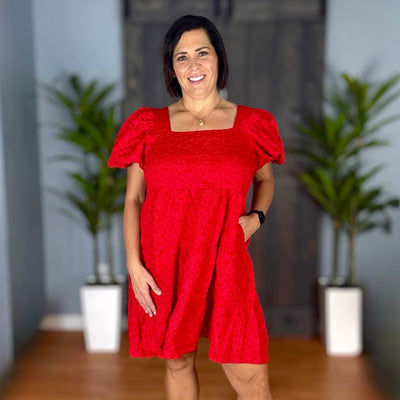 Red-Y To Party Dress
