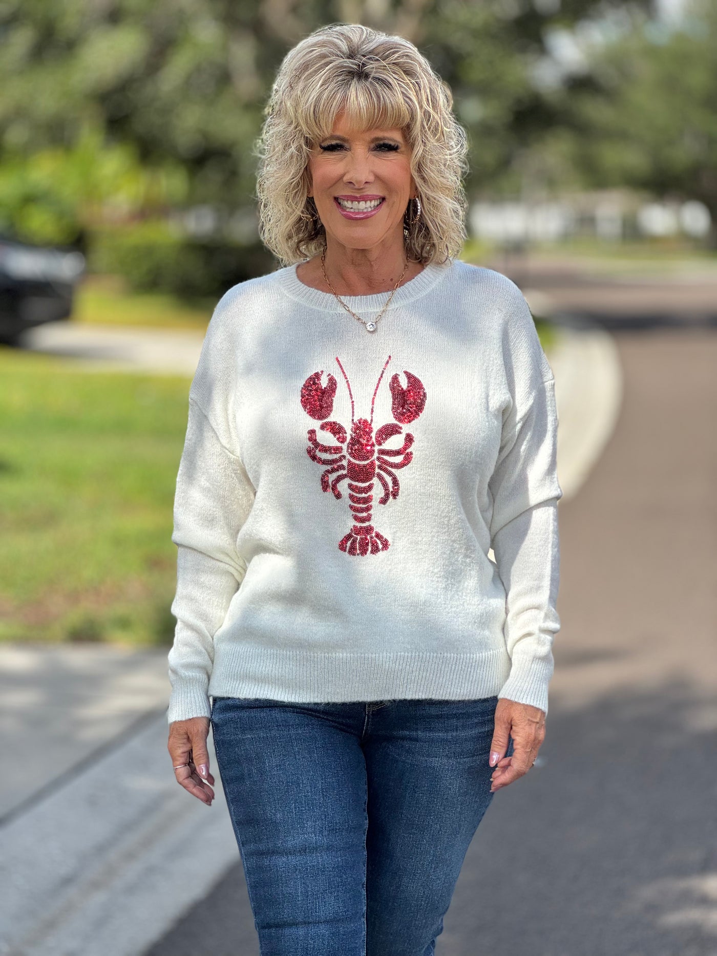 Luxe Lobster Sweater