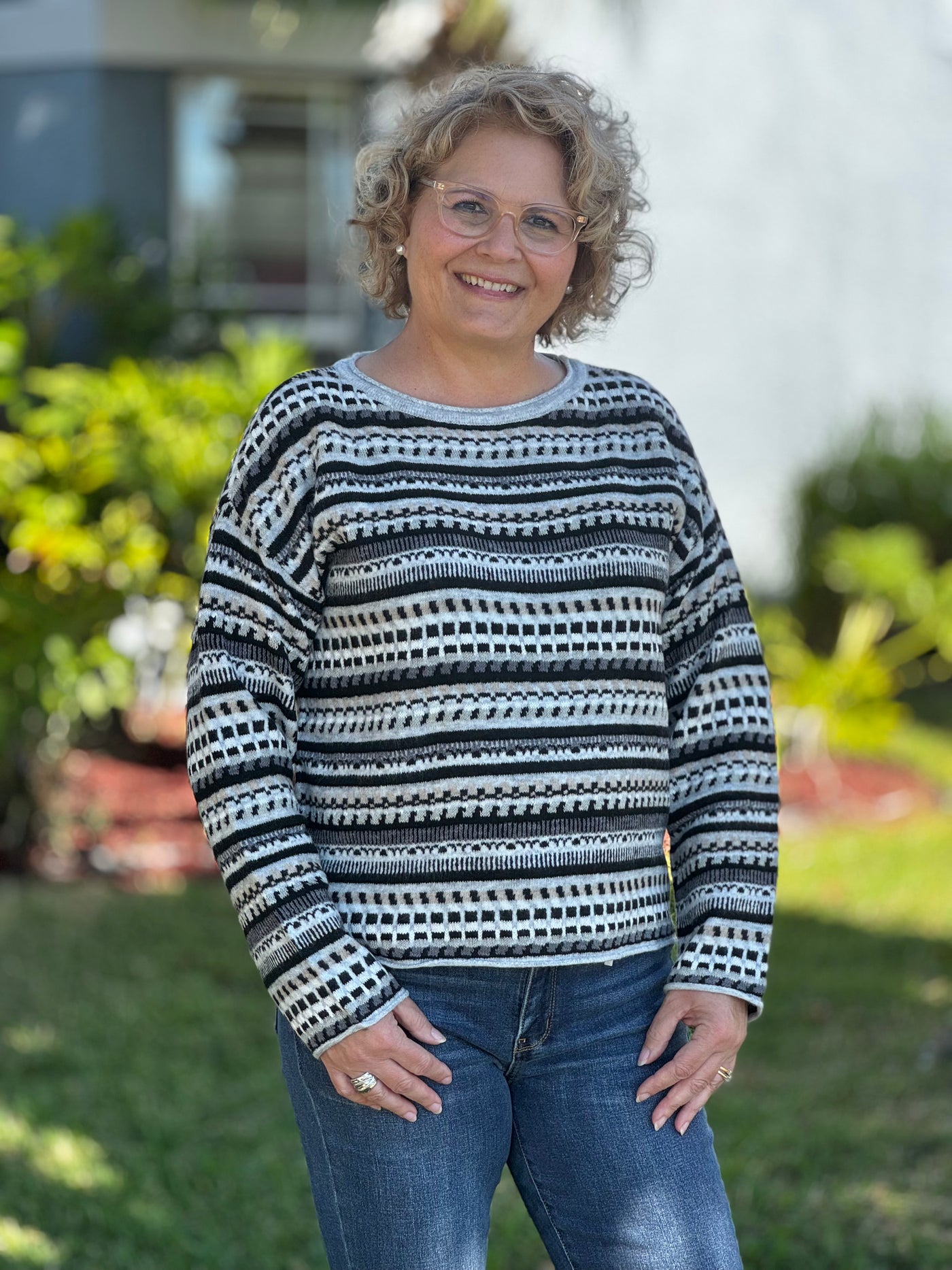 The Hannah Sweater By Hatley - Stone Grey
