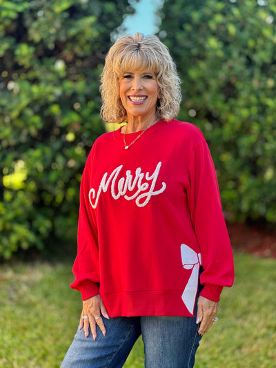 Holiday Sweatshirts By Mary Square - Marry Bow