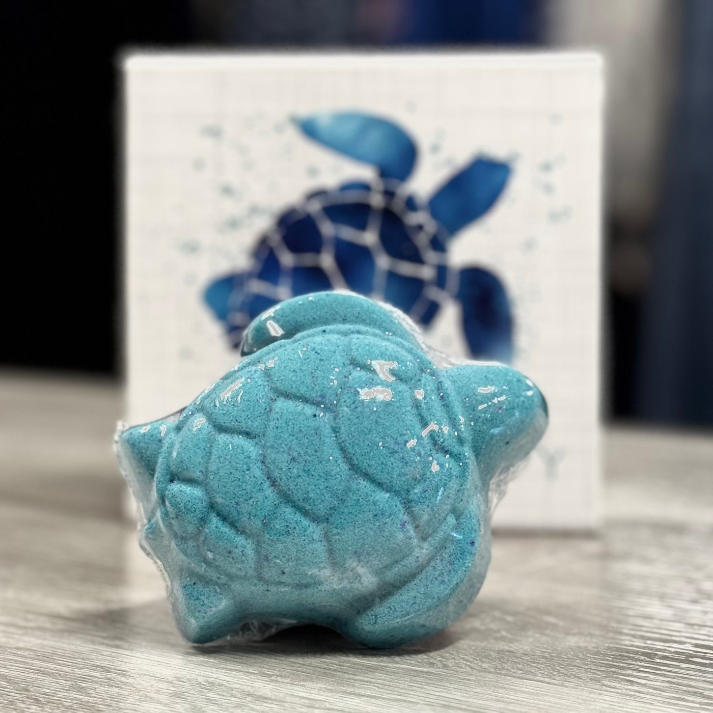 Beachy Bubbles Bath Co Bath Bombs and Accessories - Teal Turtle