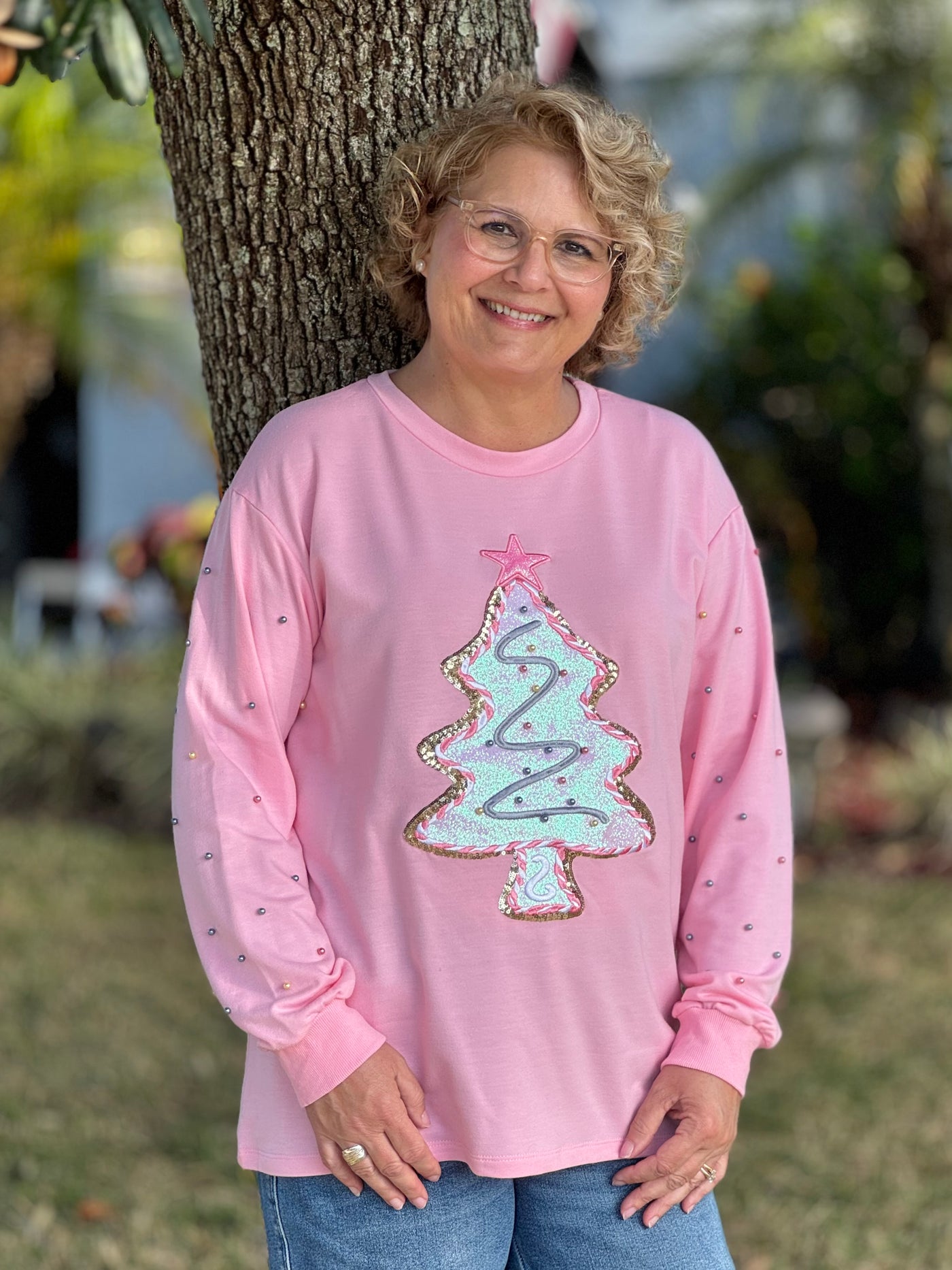 Holiday Sweatshirts By Grace + Emma - Christmas Cookie Patch 