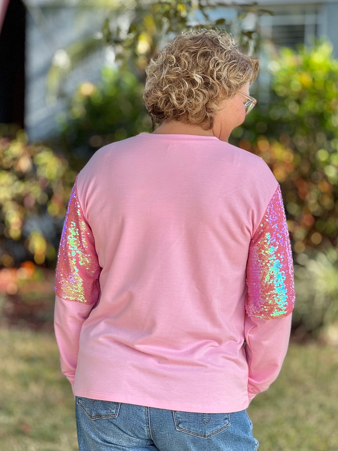 Holiday Sweatshirts By Grace + Emma - Glitter Christmas Tree 