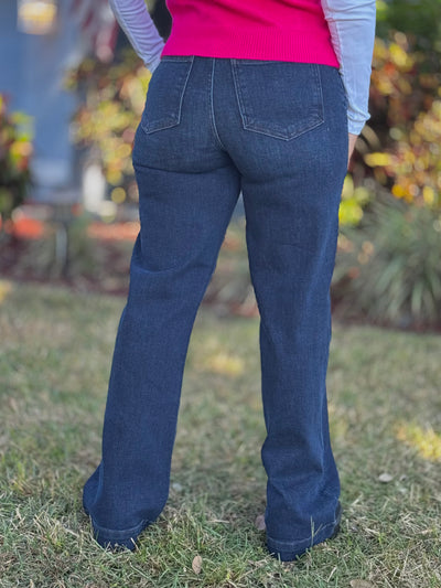 The Fancy Nancy Trouser Wide Leg Jean By Judy Blue