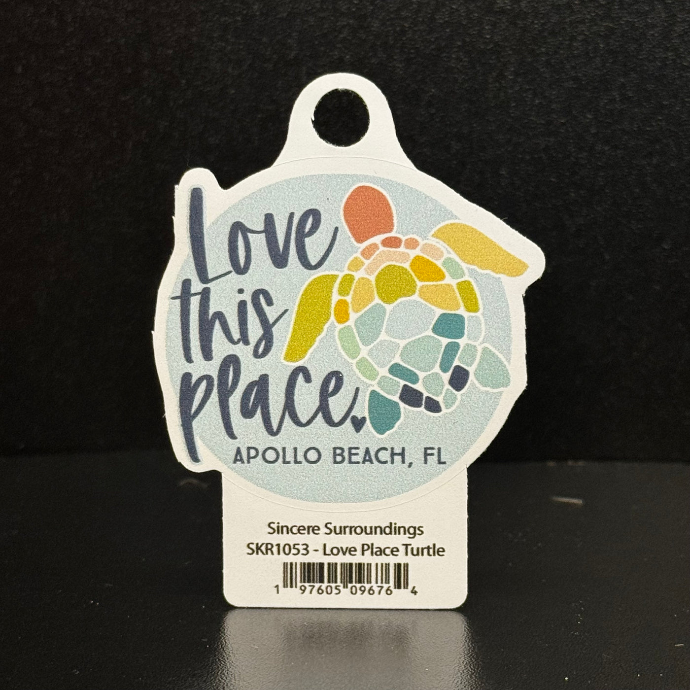 Sincere Surroundings Home Gifts - Sticker - Love Place Turtle Apollo Beach