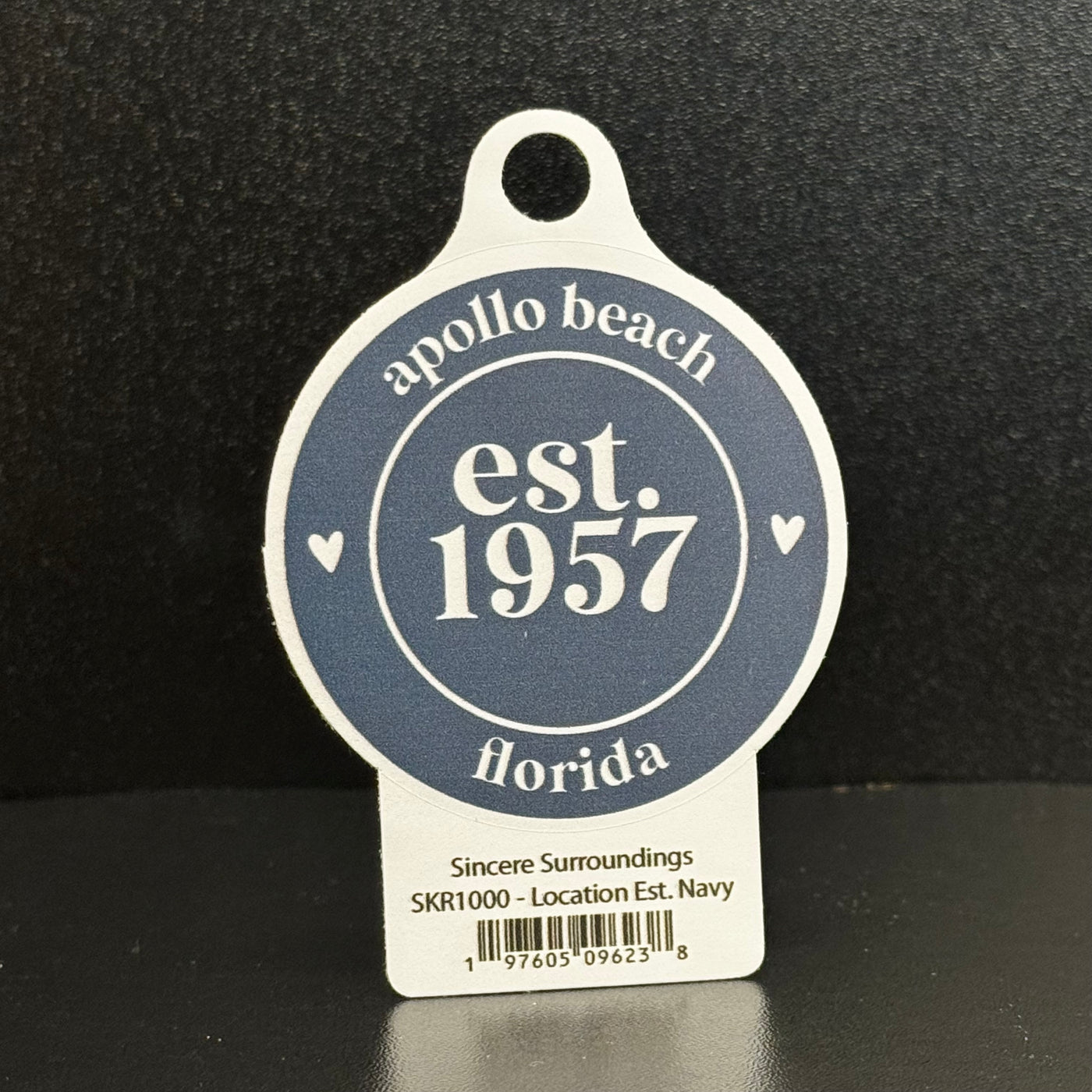 Sincere Surroundings Home Gifts - Sticker - Location Est. Navy Apollo Beach