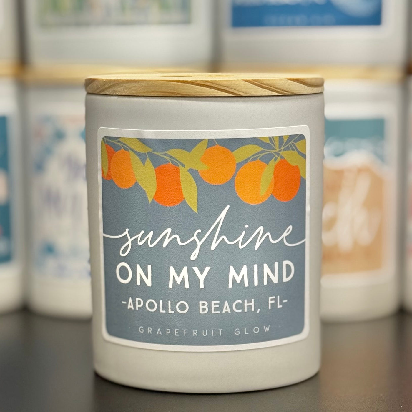 Candles By Sincere Surroundings - Sunshine On My Mind - Apollo Beach / Grapefruit Glow