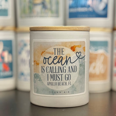 Candles By Sincere Surroundings - Ocean Is Calling - Apollo Beach / Ocean Air