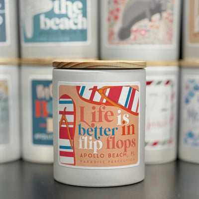 Candles By Sincere Surroundings - Better In Flip Flops - Apollo Beach / Paradise Perfection