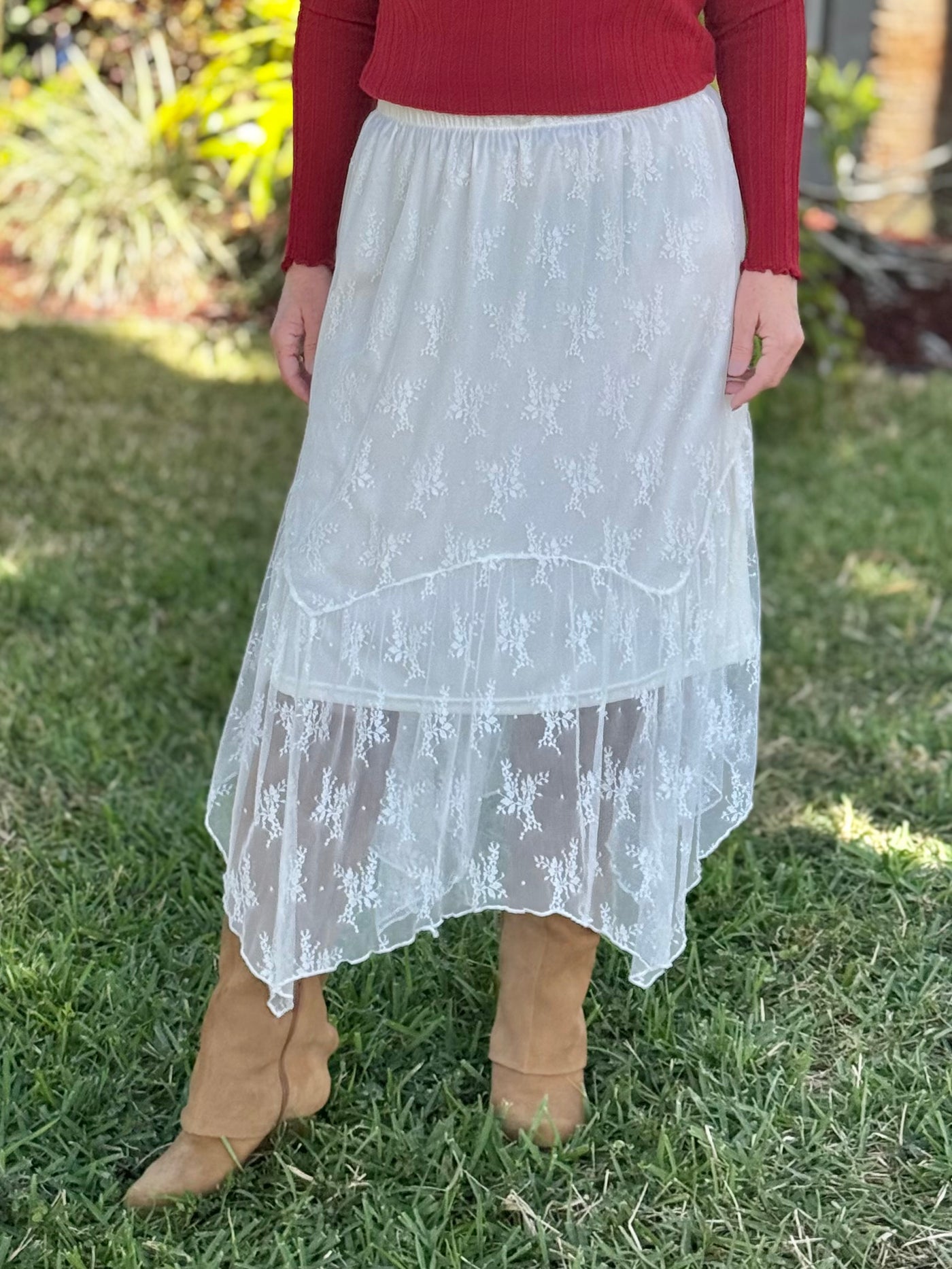 Lovely In Lace Skirt