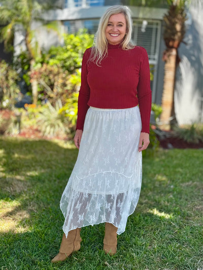 Lovely In Lace Skirt