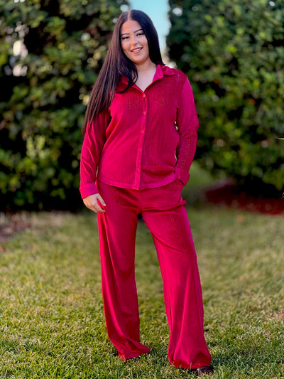 Holiday Happenings Pants - Red